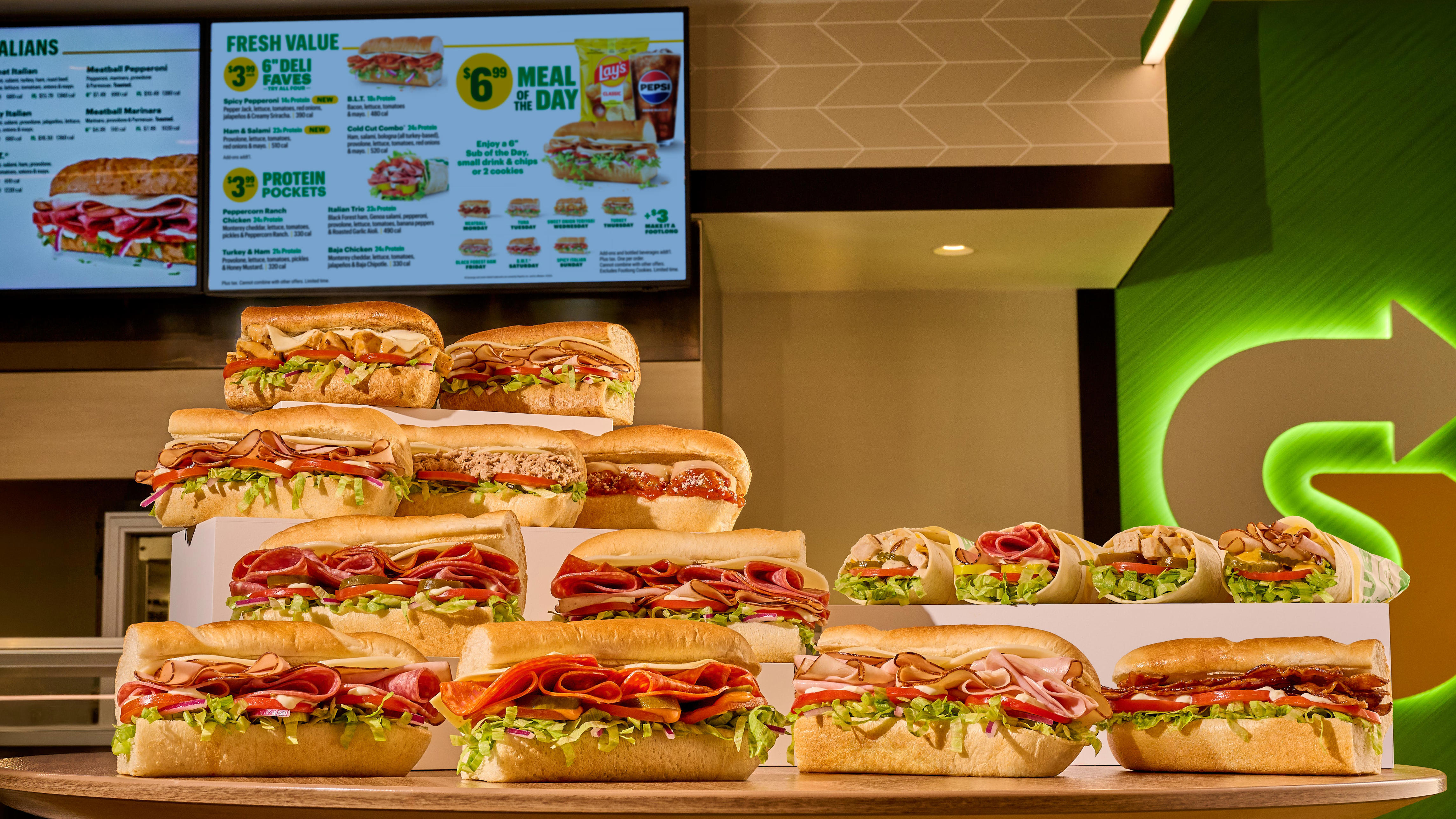Subway's fresh value menu brings customers 15 fresh options under $5