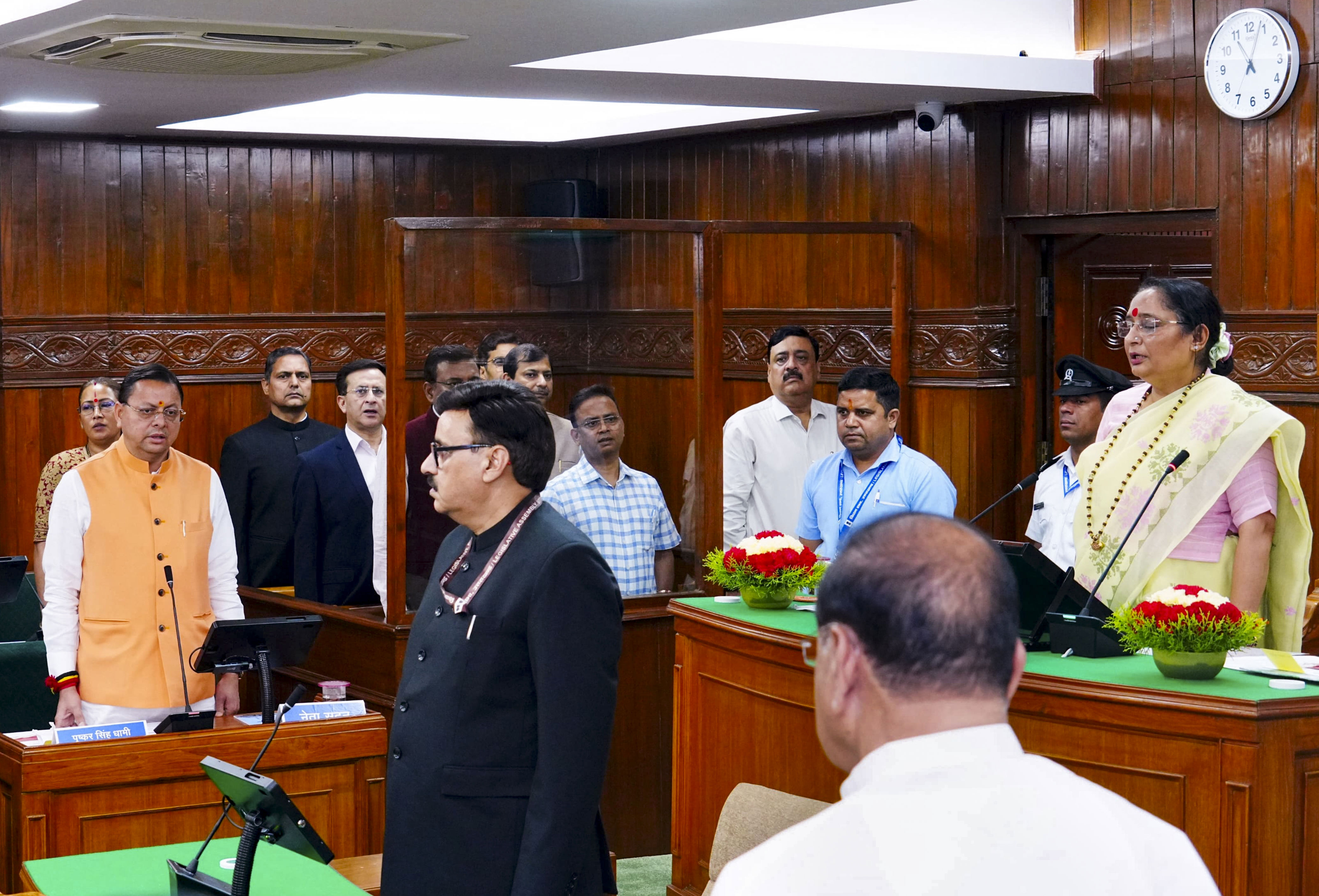 Dhami compares opposition's 'resistance' to women's reservation bill to ...