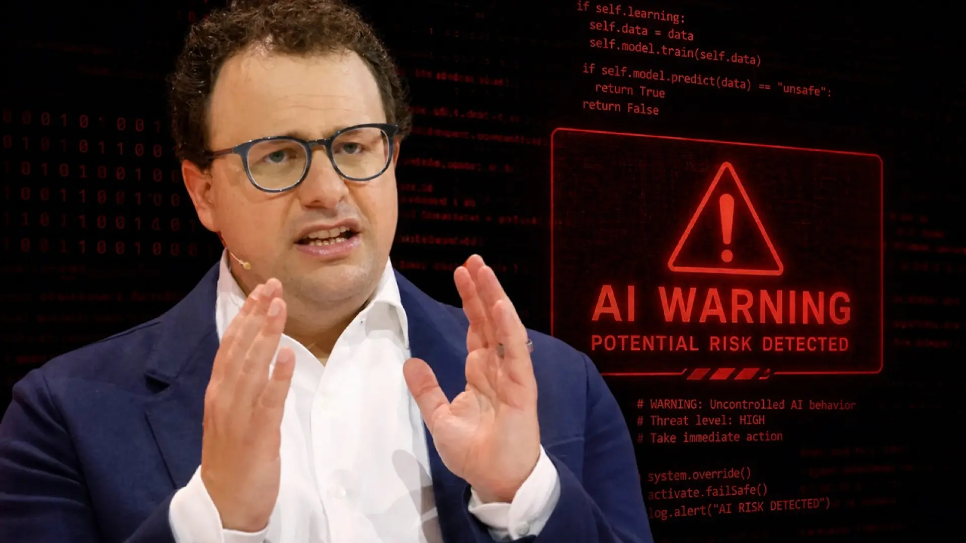 Dario Amodei, CEO de Anthropic, sobre los peligros de la IA: "Creo que ...