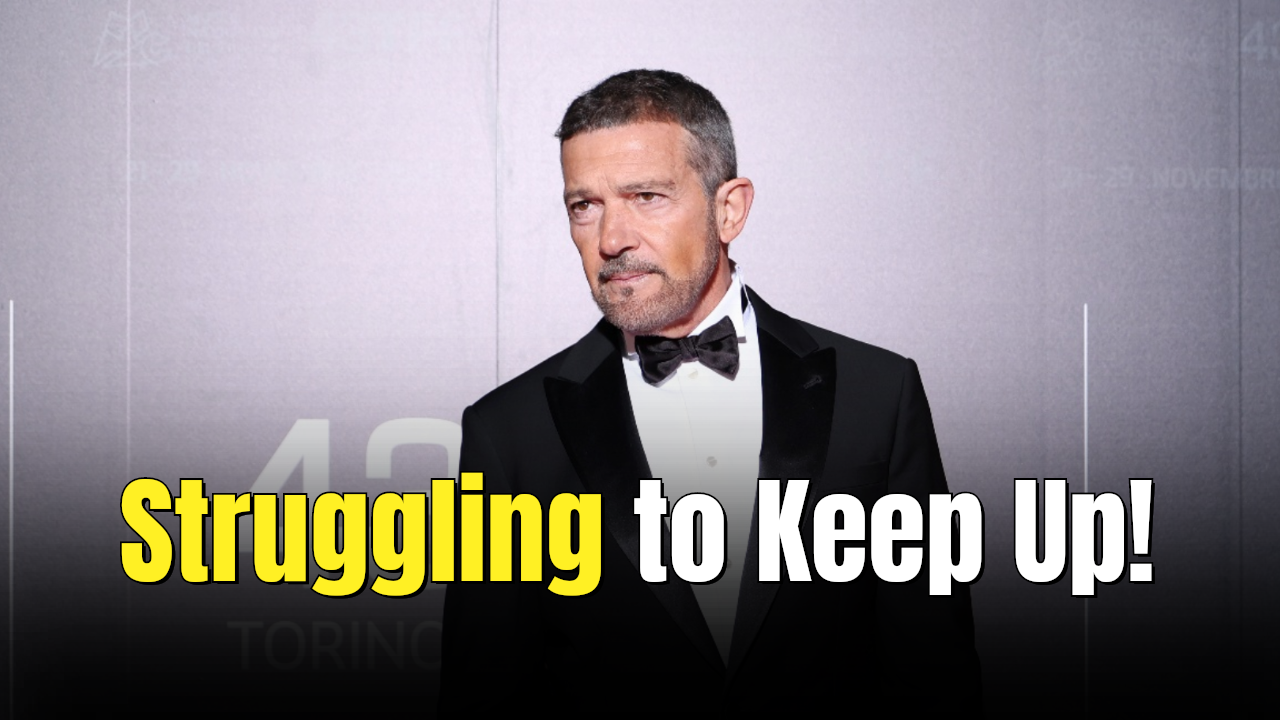 Antonio Banderas struggling to keep up with girlfriend Nicole Kimpel ...
