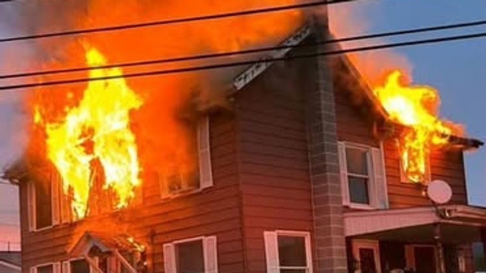 Photos | 1 flown to hospital after Mifflin County home goes up in flames
