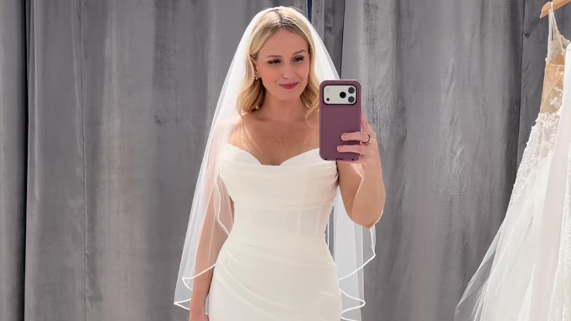 Morgan found the perfect wedding dress... along with a surprise expense