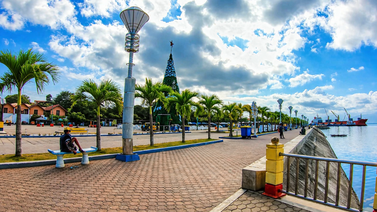 Découverte du paisible Baywalk de Puerto Princesa (4K)