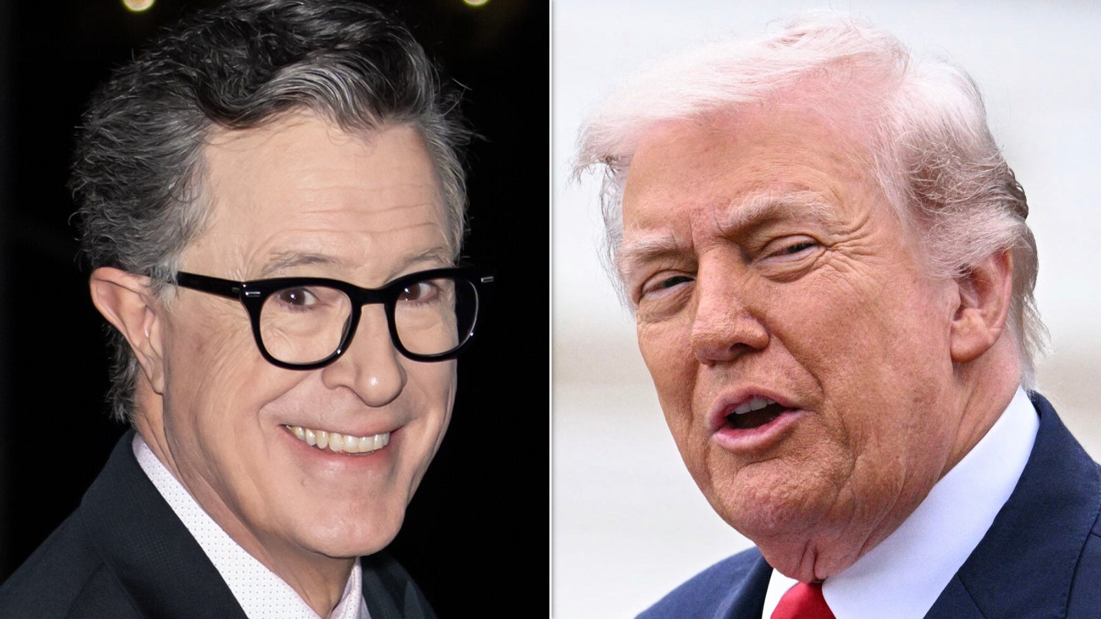 Colbert Trump split edit (Photo: Getty)