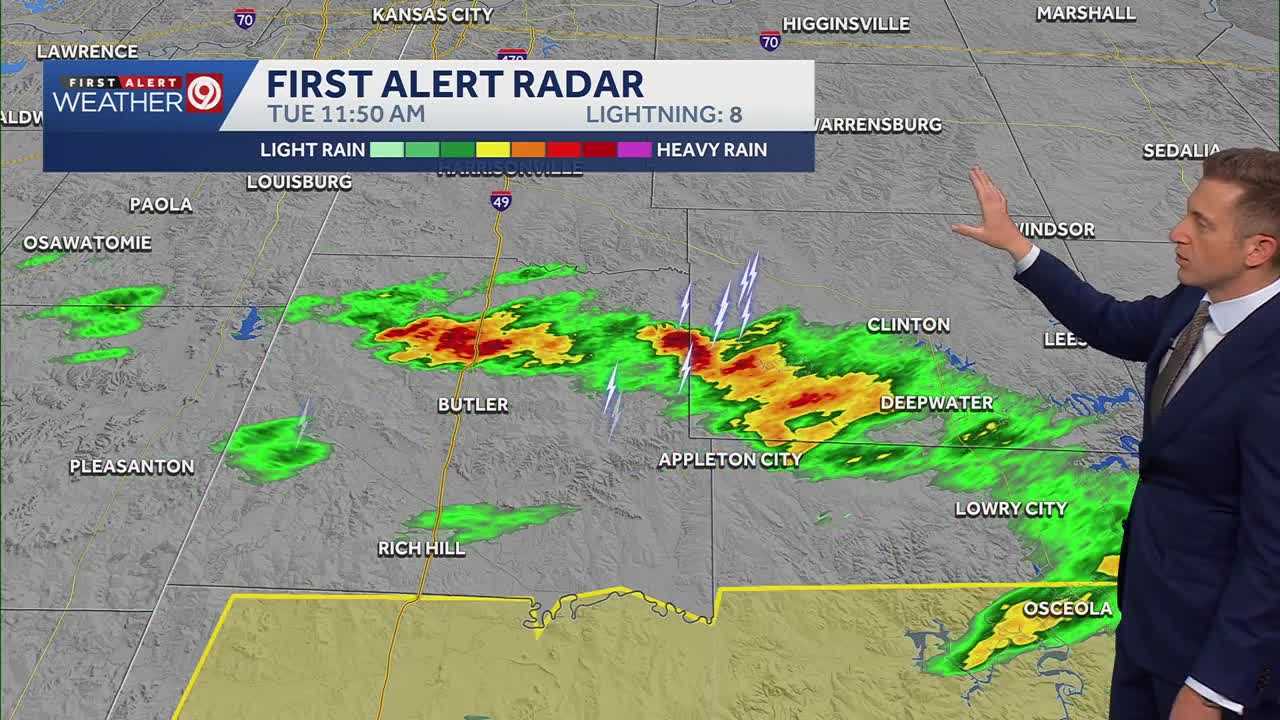 Some showers and storms Tuesday in the Kansas City metro