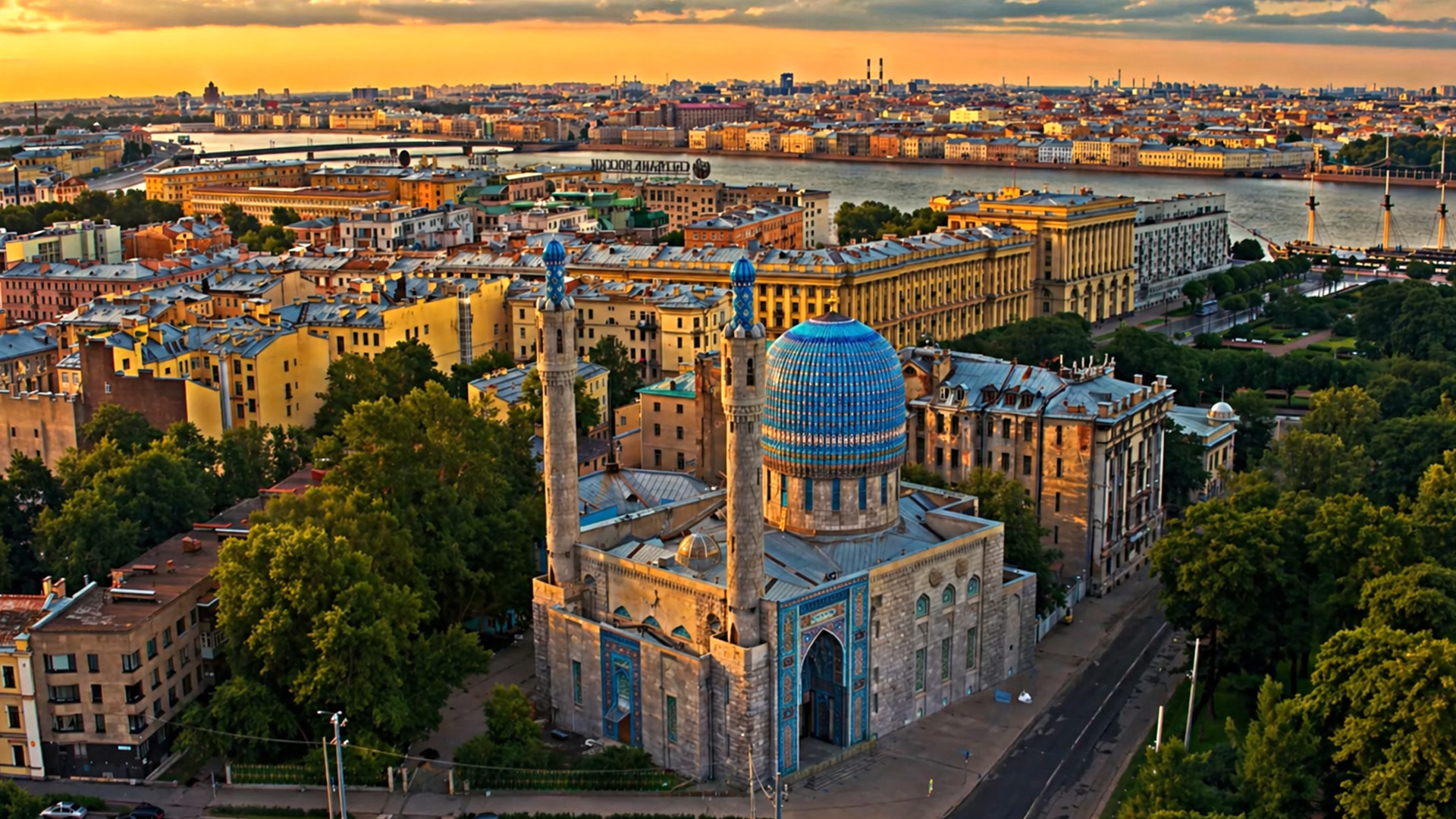 A rare historic mosque among Saint Petersburg’s architecture