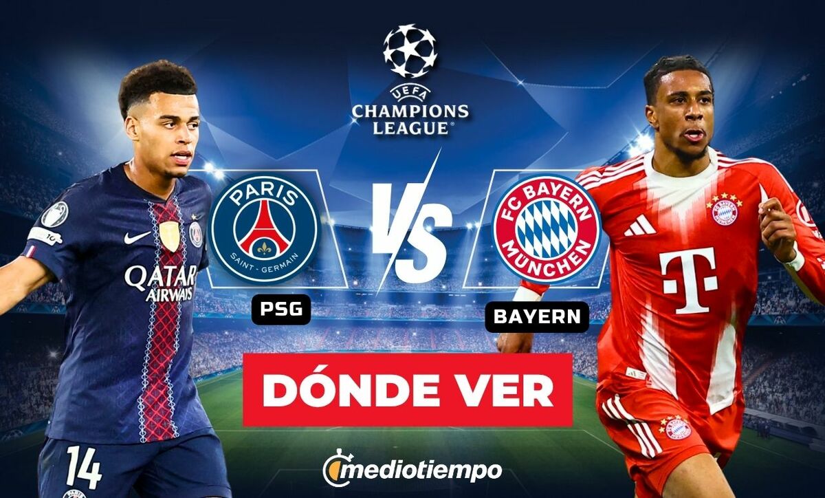 PSG vs. Bayern Munich en vivo. Semifinal ida de Champions League 2026 hoy