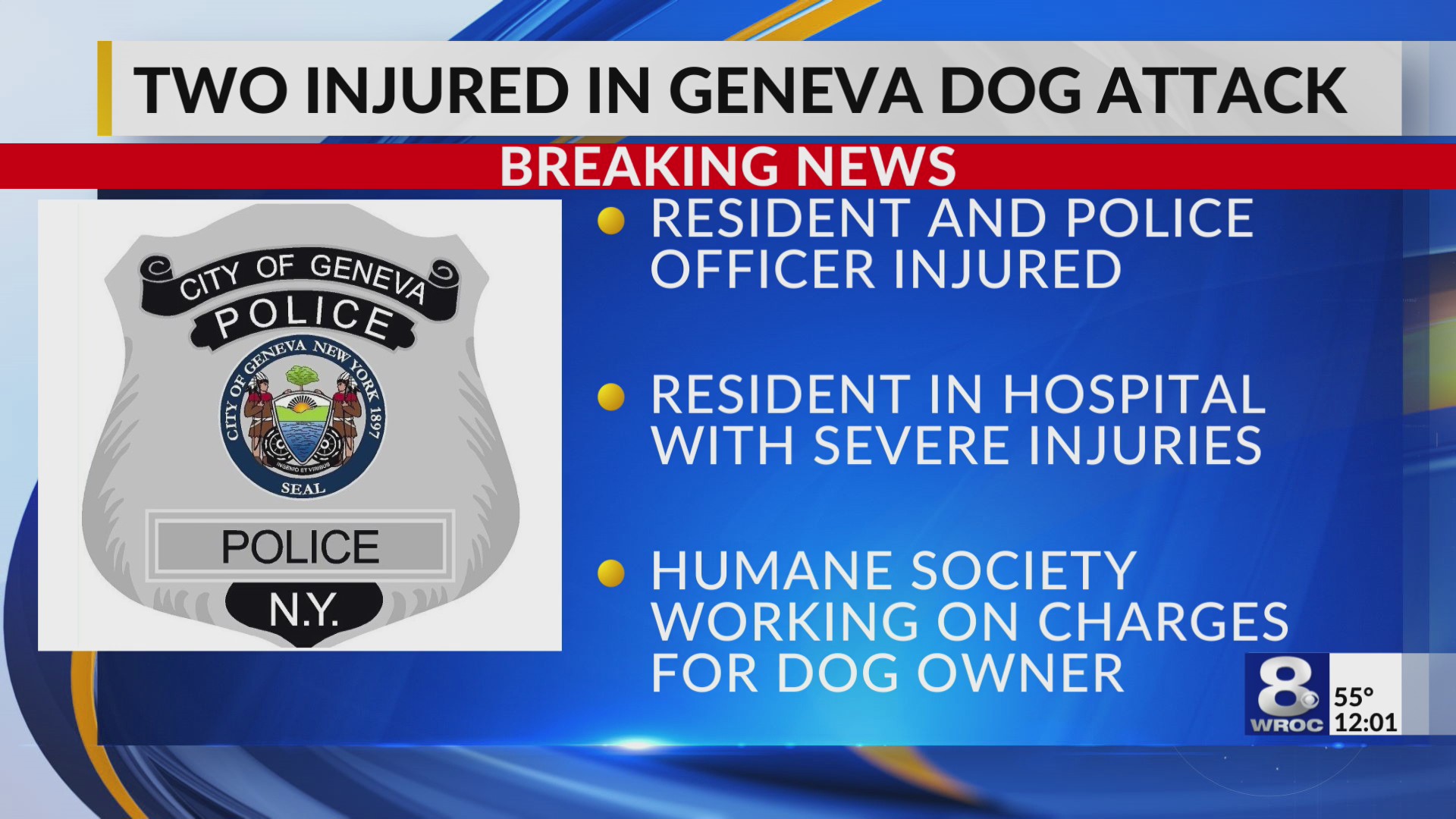 Dog bites person, Geneva police officer; charges pending against owner