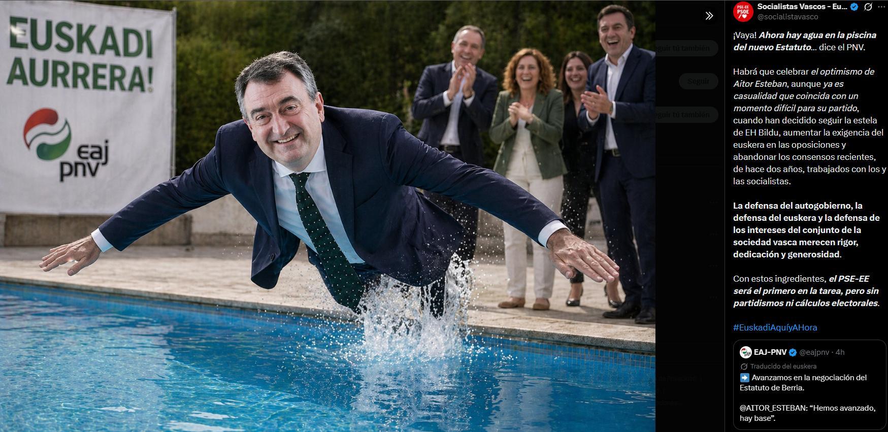 El PNV cancela una reunión con Pedro Sánchez después de que el PSE ...