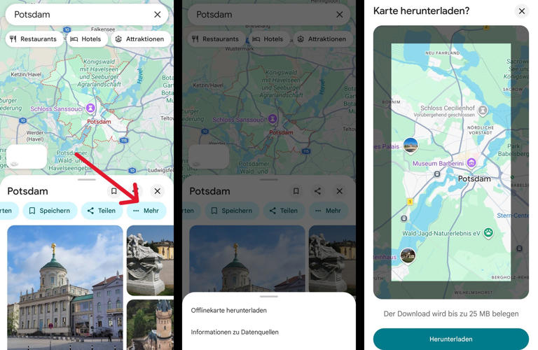 Google Maps offline nutzen: So könnt ihr Karten herunterladen