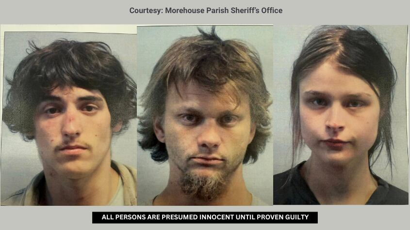 Three arrested in connection with stolen four-wheelers in Morehouse Parish