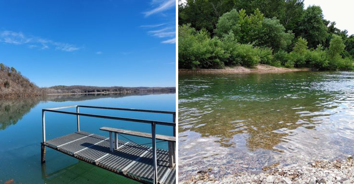 This Oklahoma lake’s crystal clear water is one of the state’s best ...