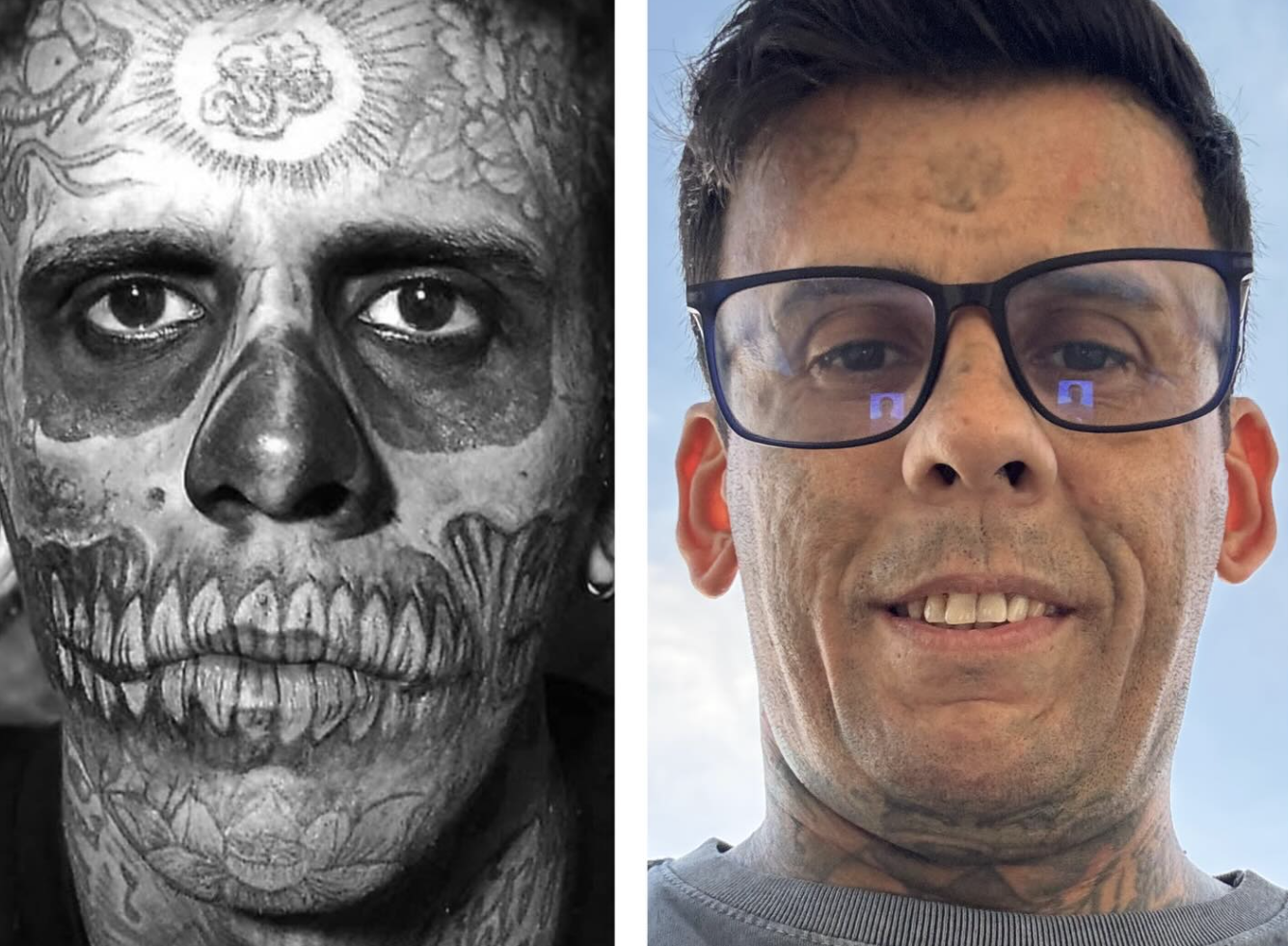 Most tattooed man in Brazil shows remarkable transformation after ...