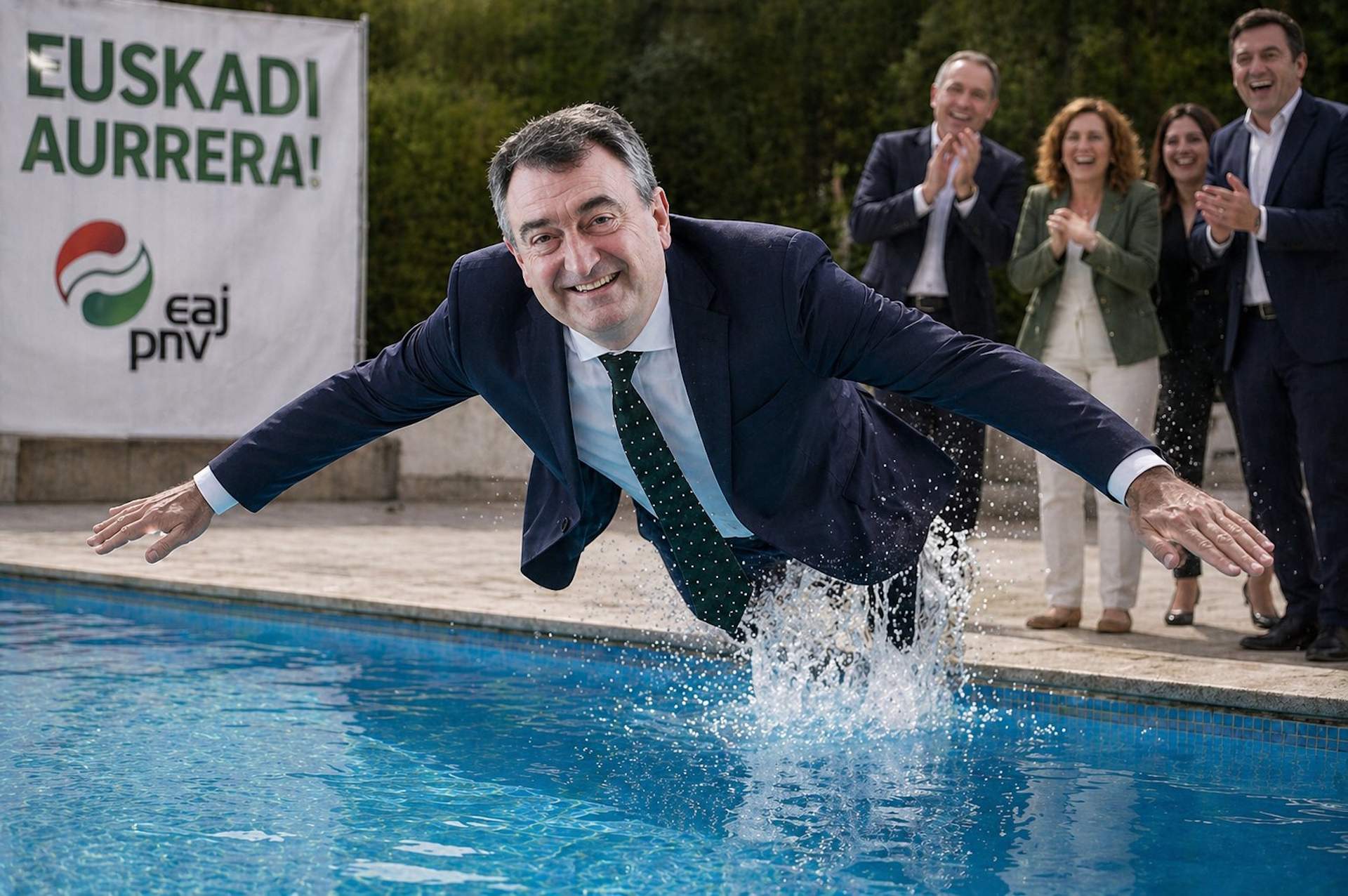 El PNV rompe con los socialistas: un tuit con una foto hecha con IA ...
