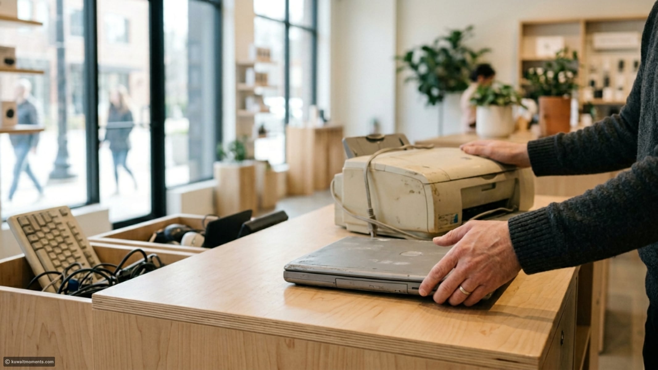 You can recycle your old computers and printers for free