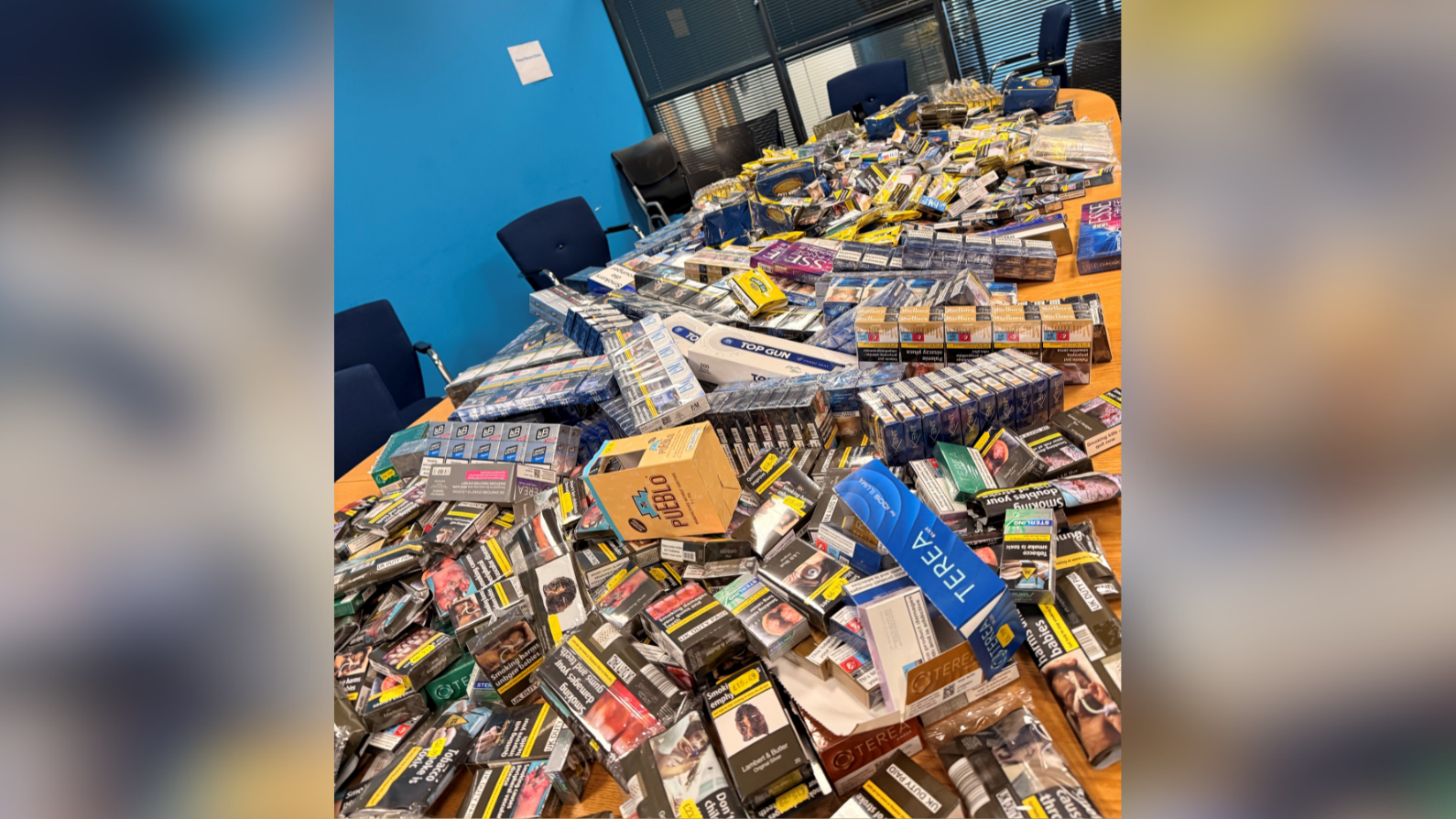 medway council seized over 1 million illegal cigarettes and vapes Thousands of illegal cigarettes and vapes seized