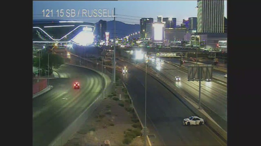 Stolen vehicle chase in Las Vegas leads to crash, closure as police ...