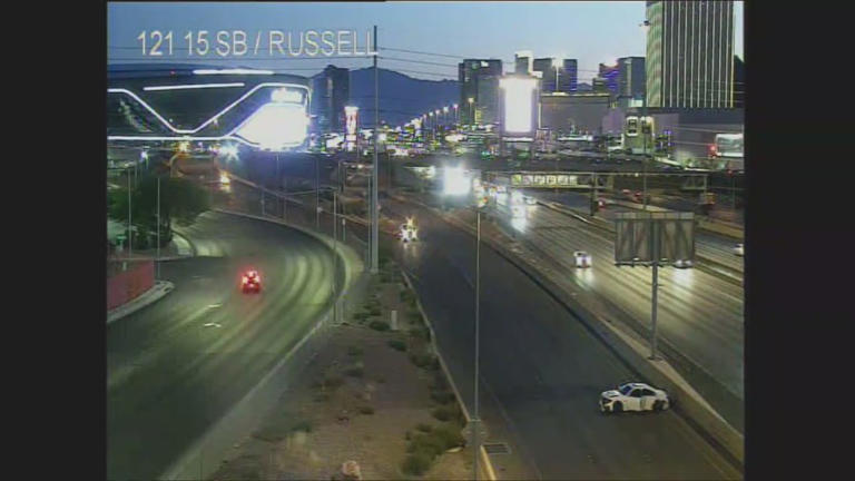 Stolen vehicle chase in Las Vegas leads to crash, closure as police ...