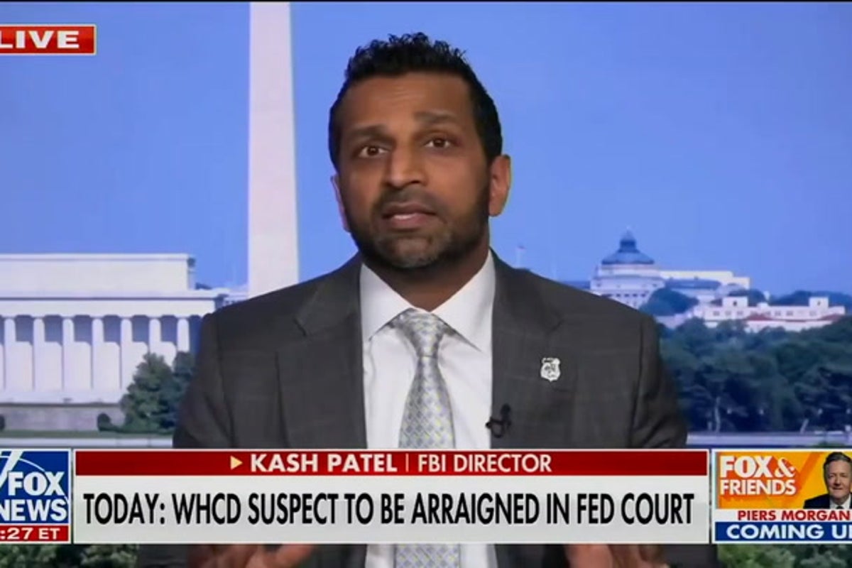Kash Patel reacts to shooting after suspect left him off manifesto