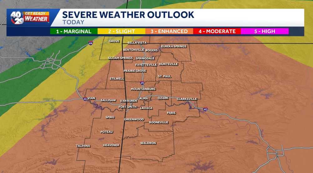 Live updates: Storms could return to NWA, River Valley