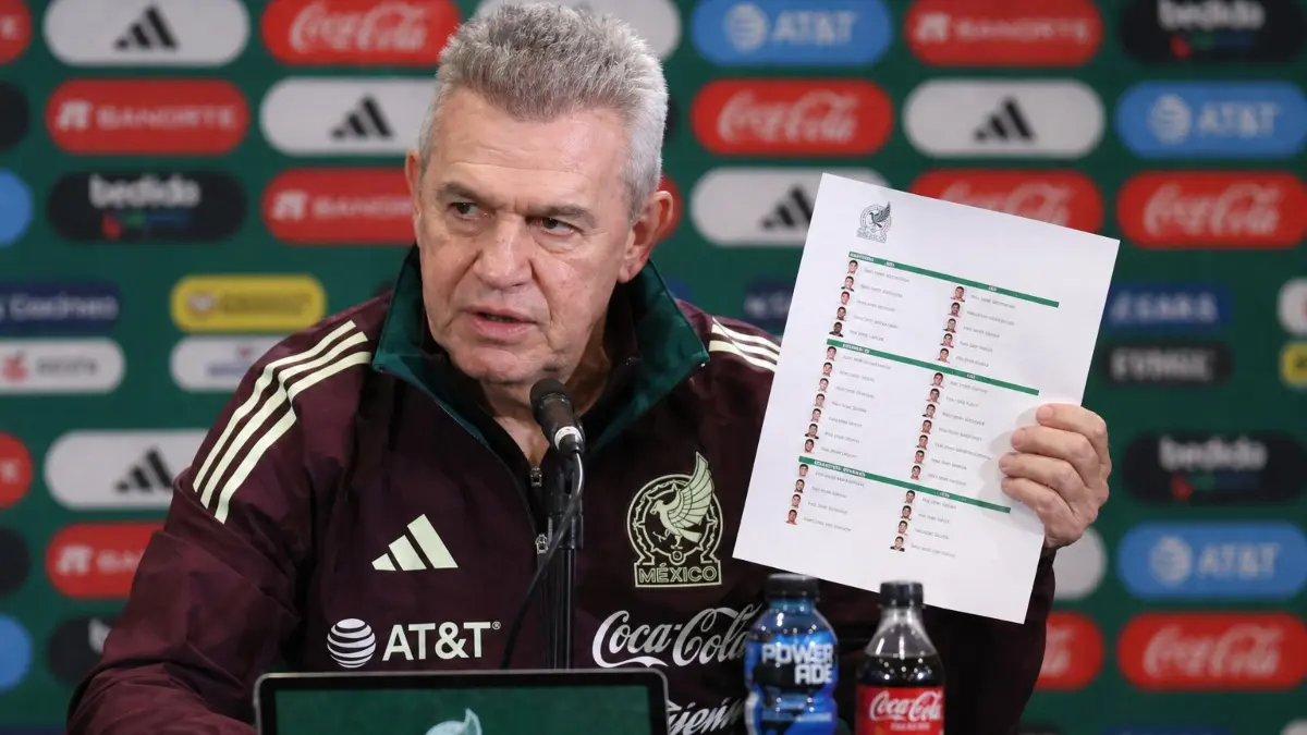 Javier Aguirre revela la lista de convocados del Tri para el Mundial 2026