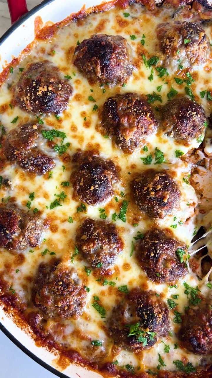 One pan meatballs and rice