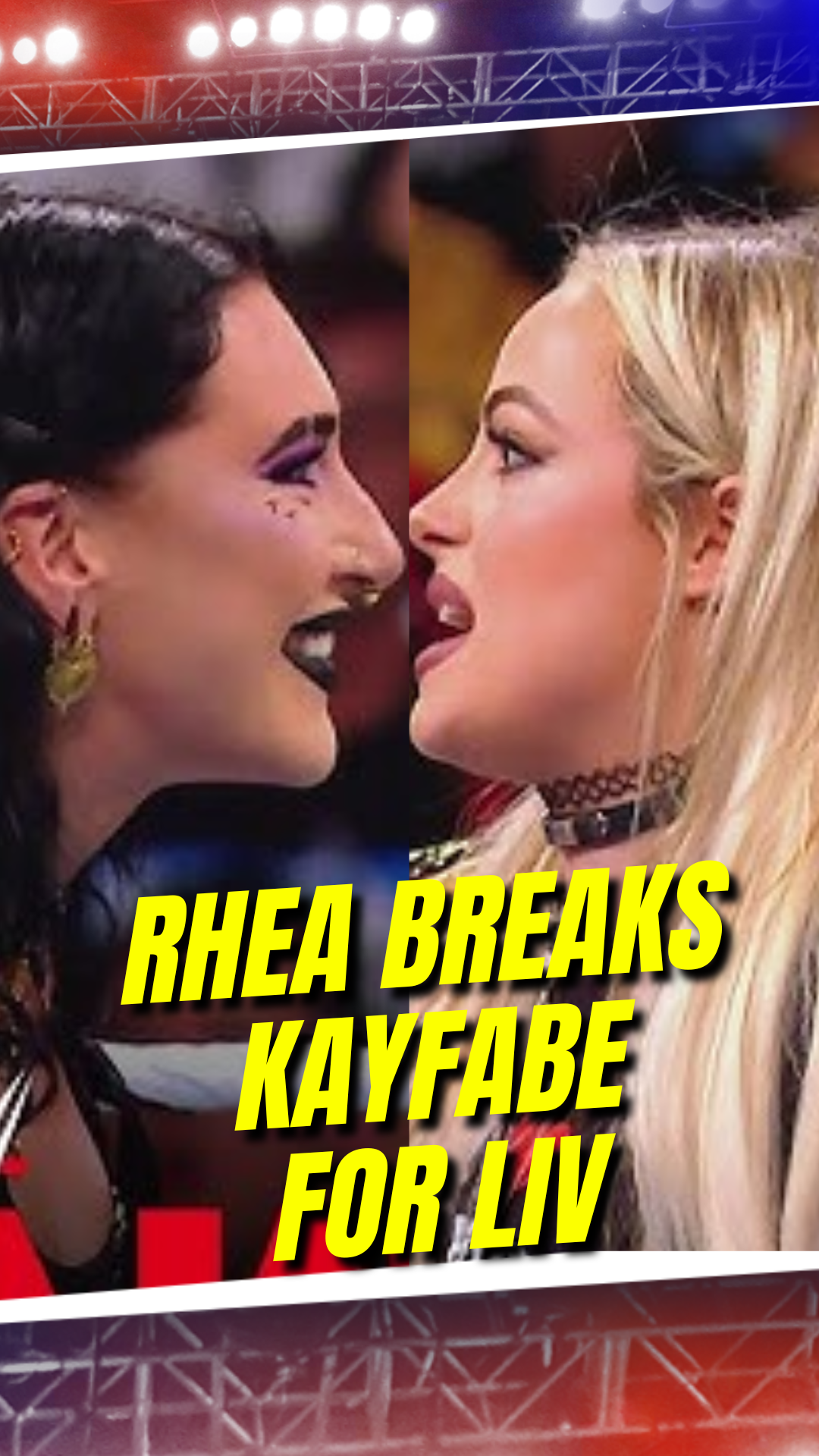 Rhea Ripley breaks kayfabe