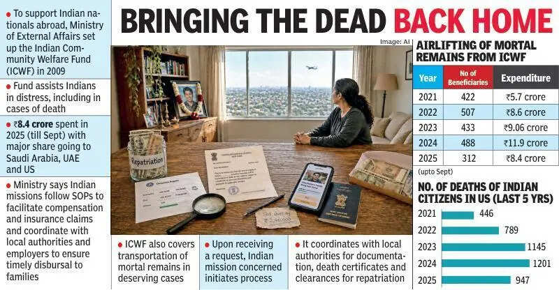 Funding for repatriating bodies from US under increased scrutiny