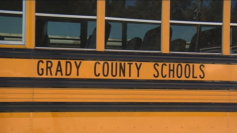 Student hurt in Grady County school bus crash at Highway 112 and US 84 West