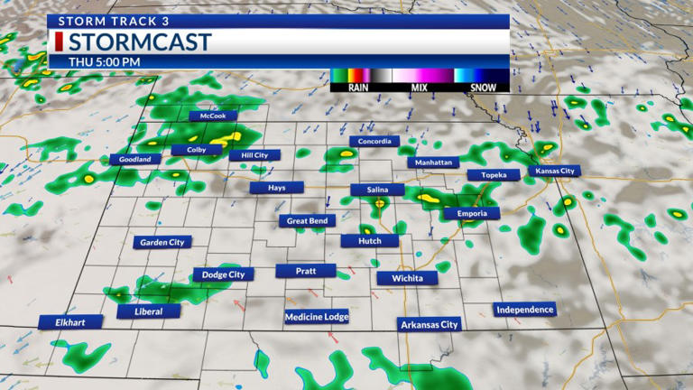 Storm Track 3 forecast: Increasing rain chances through the end of the week