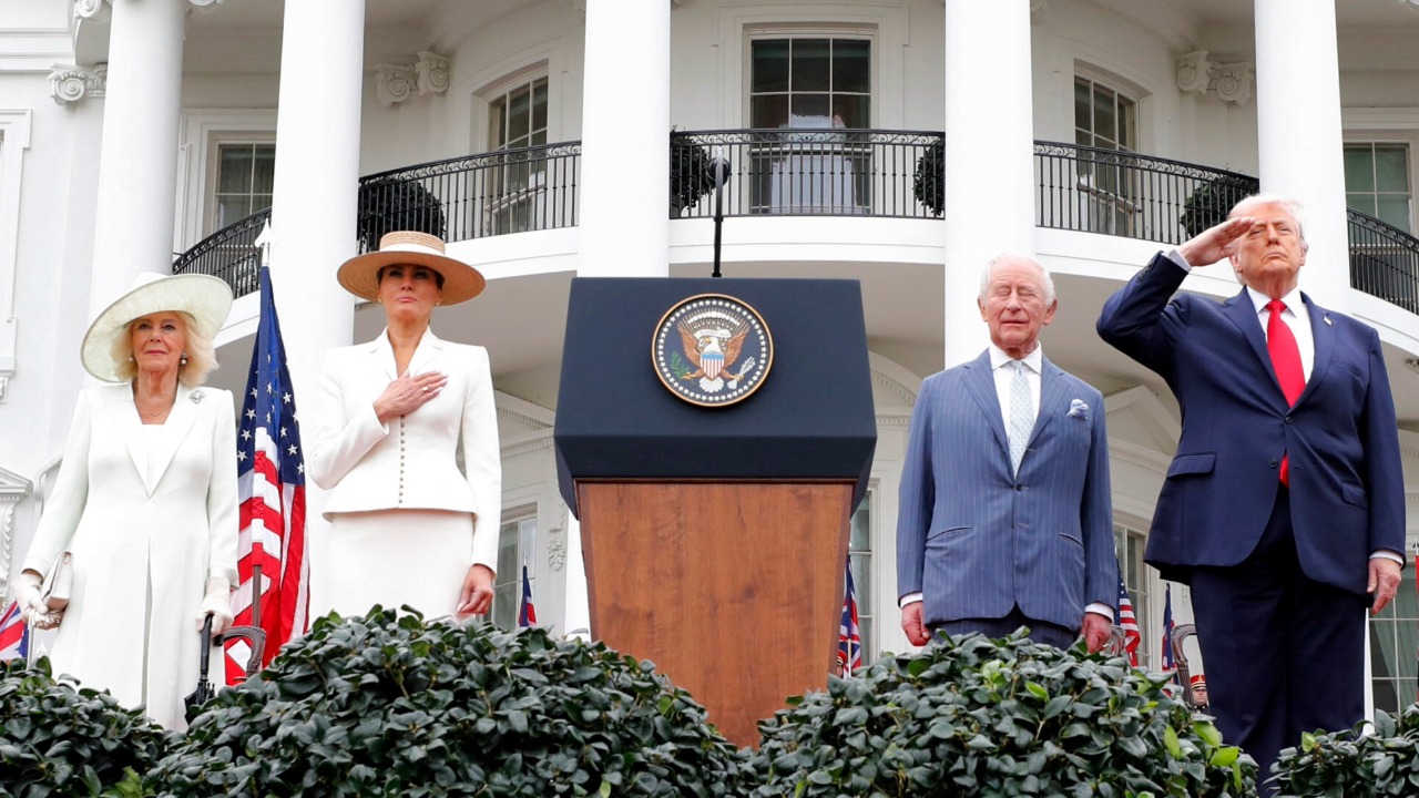 President Donald Trump didn’t break royal protocol with King Charles ...