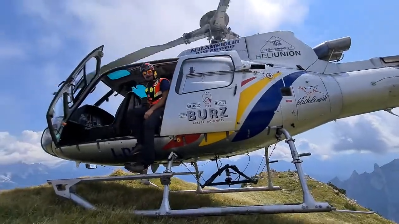 Man jumped off a cliff - then the helicopter dropped in