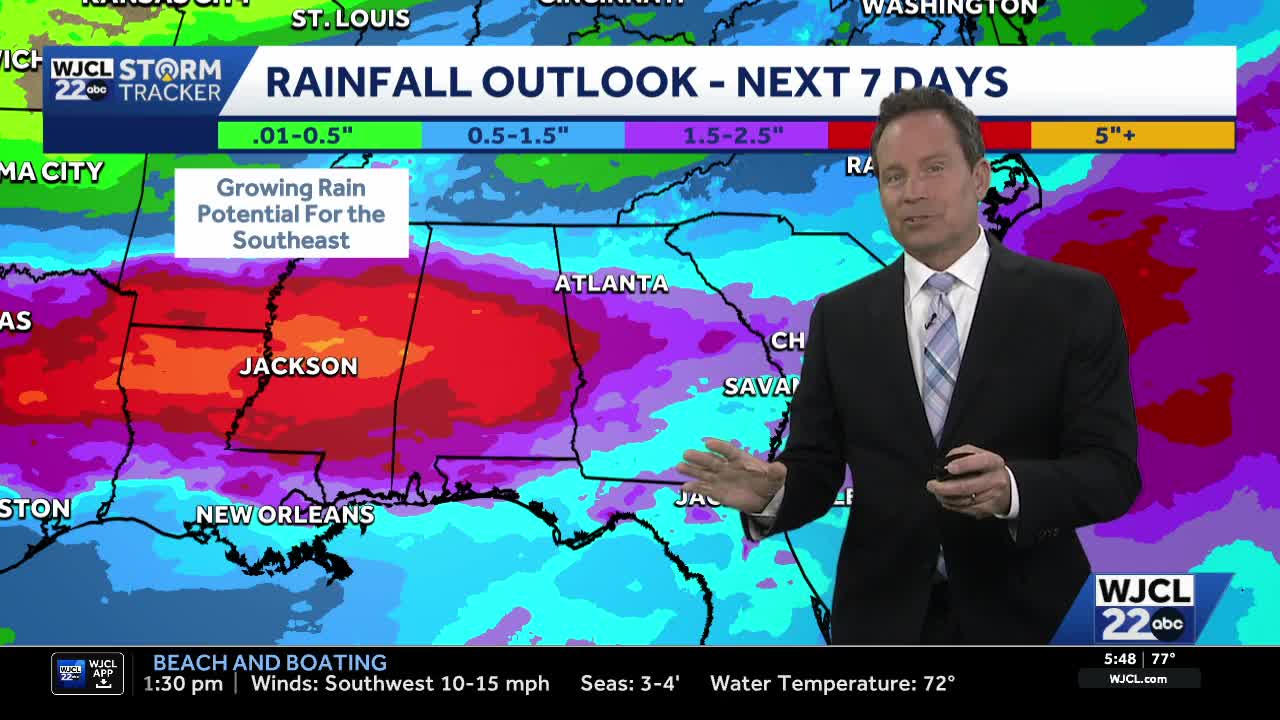 Tracking much needed rain and possible totals for Southeast Georgia ...