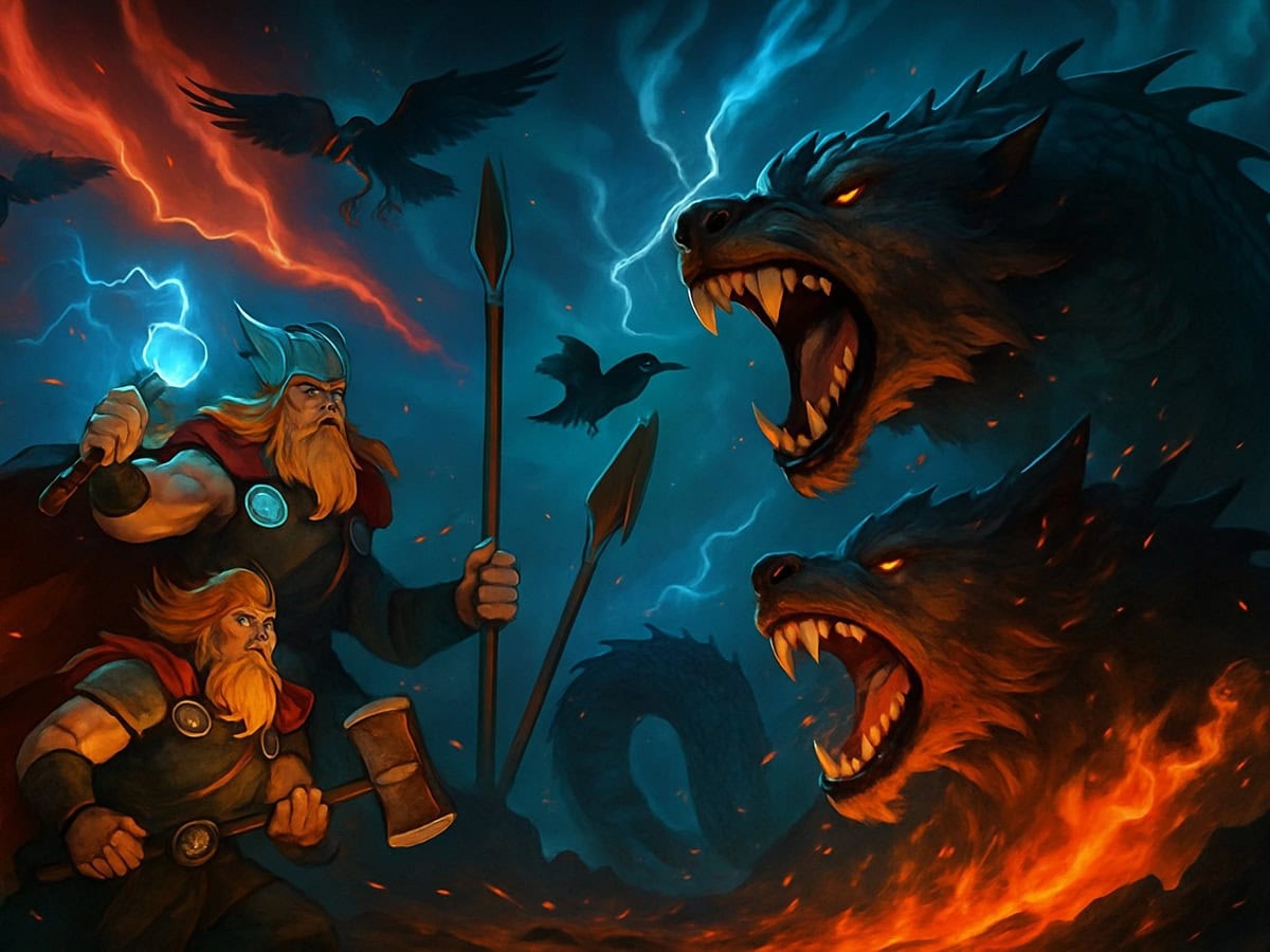 These creatures were destined to destroy the gods at Ragnarok