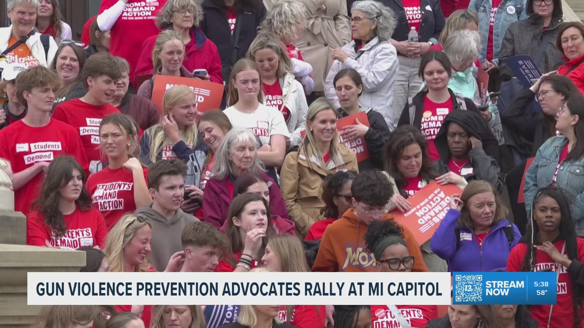 Advocates rally against gun violence at MI State Capitol