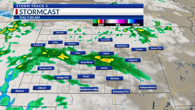 Storm Track 3 forecast: Increasing rain chances through the end of the week