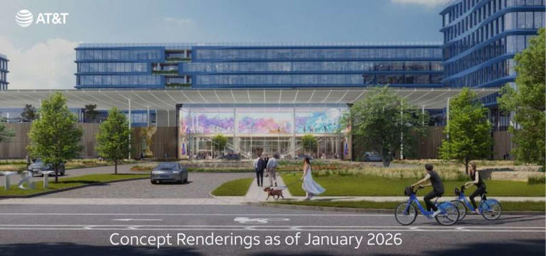 AT&T's multibillion-dollar HQ with 'mini Reunion Tower' moves forward