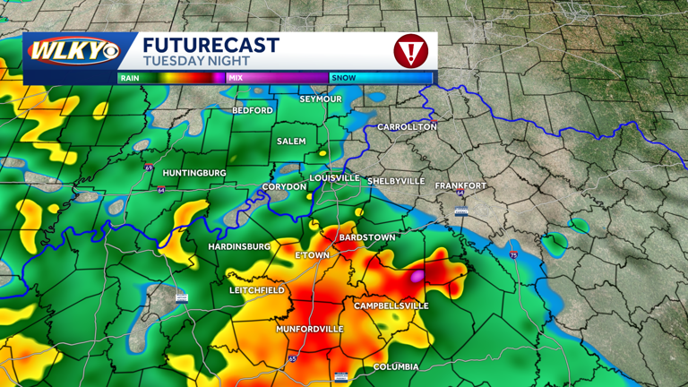 Impact weather: After a bumpy Monday night, more showers and a few ...
