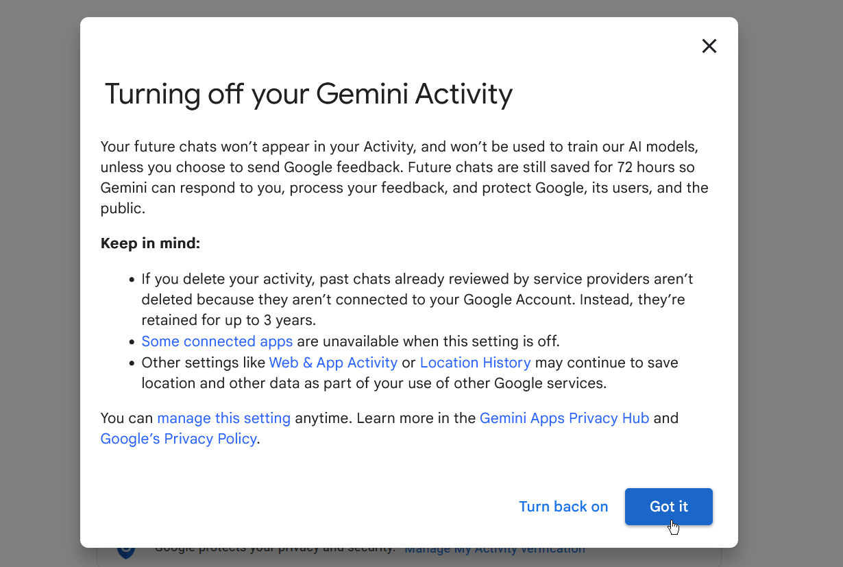 Change These 6 Gemini Settings ASAP to Protect Your Privacy