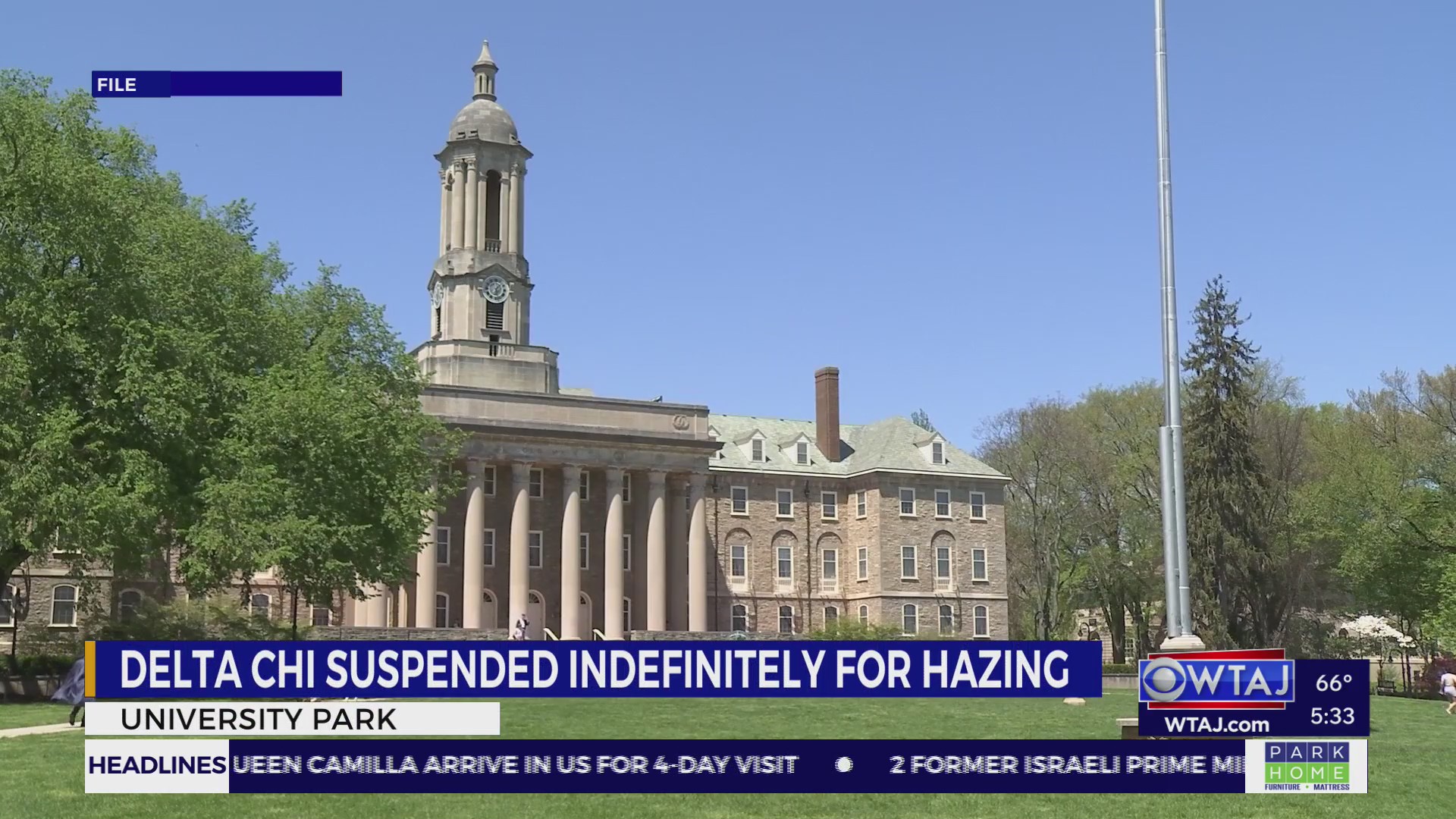 Penn State fraternity indefinitely suspended after 'hazing' incident