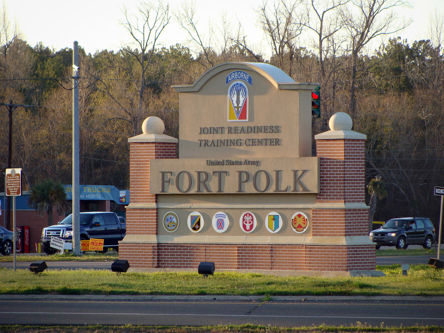 The Fort Polk Joint Readiness Training Center in Louisiana.