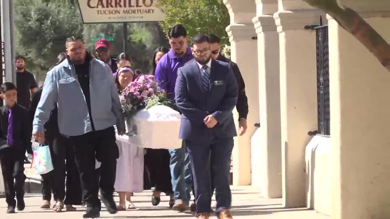 Funeral held for toddler killed in Tucson street racing crash