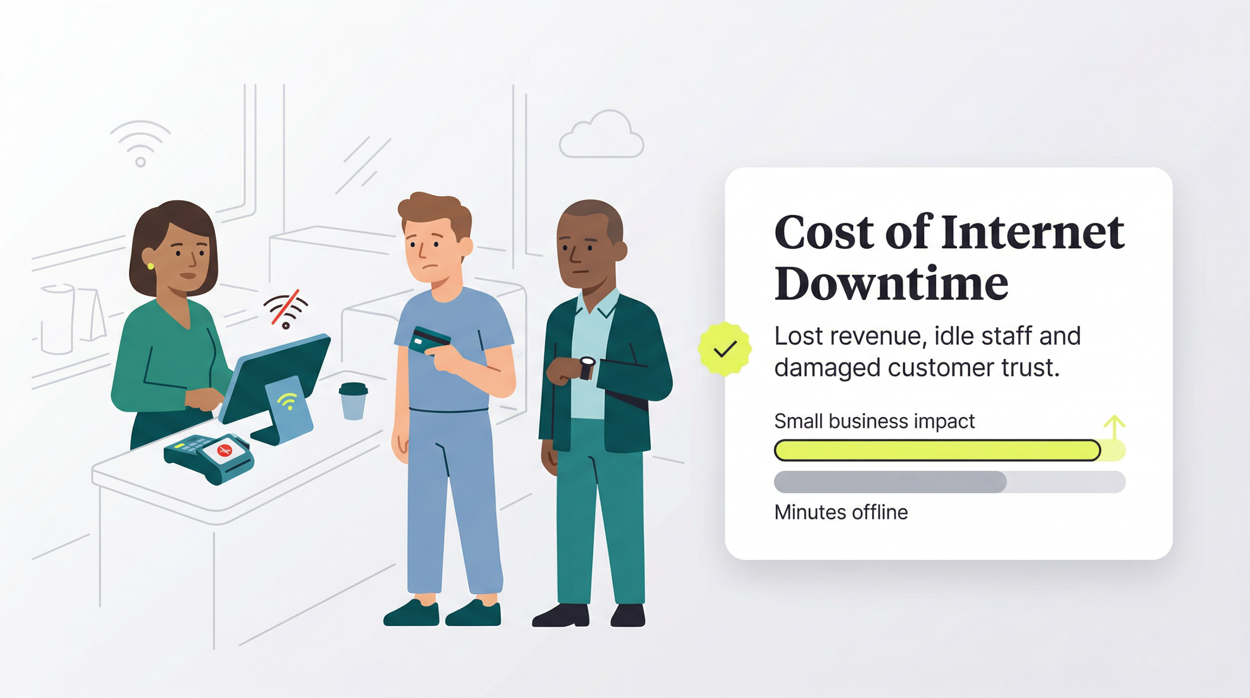 The real cost of internet downtime for small businesses