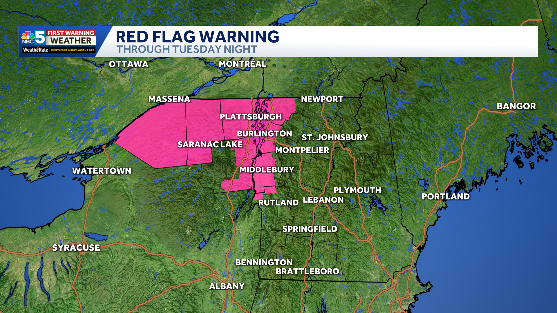 Fire risk upgraded as danger reaches critical levels Tuesday in parts ...