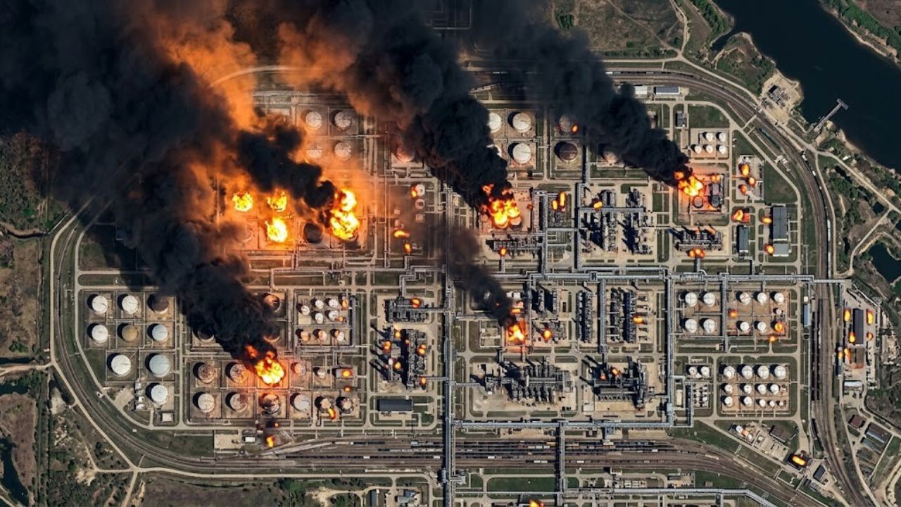 Ukrainian drones target Russia's largest oil refinery — 15 million tons ...