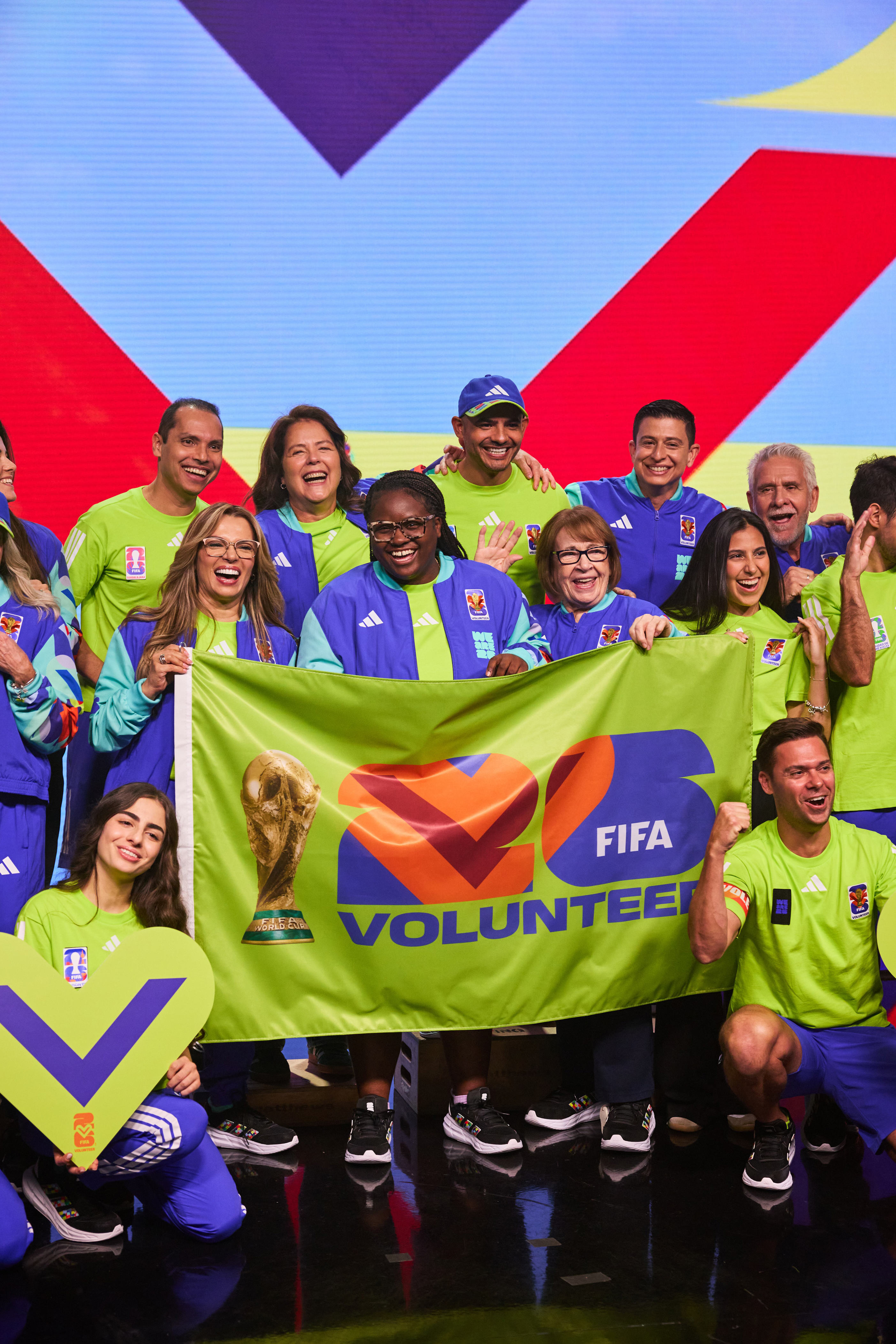 Bold and bright: World Cup volunteers get their official look