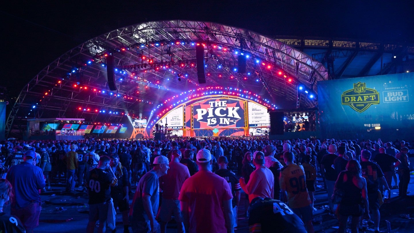 NFL draft draws over 13m viewers, breaks merchandising records