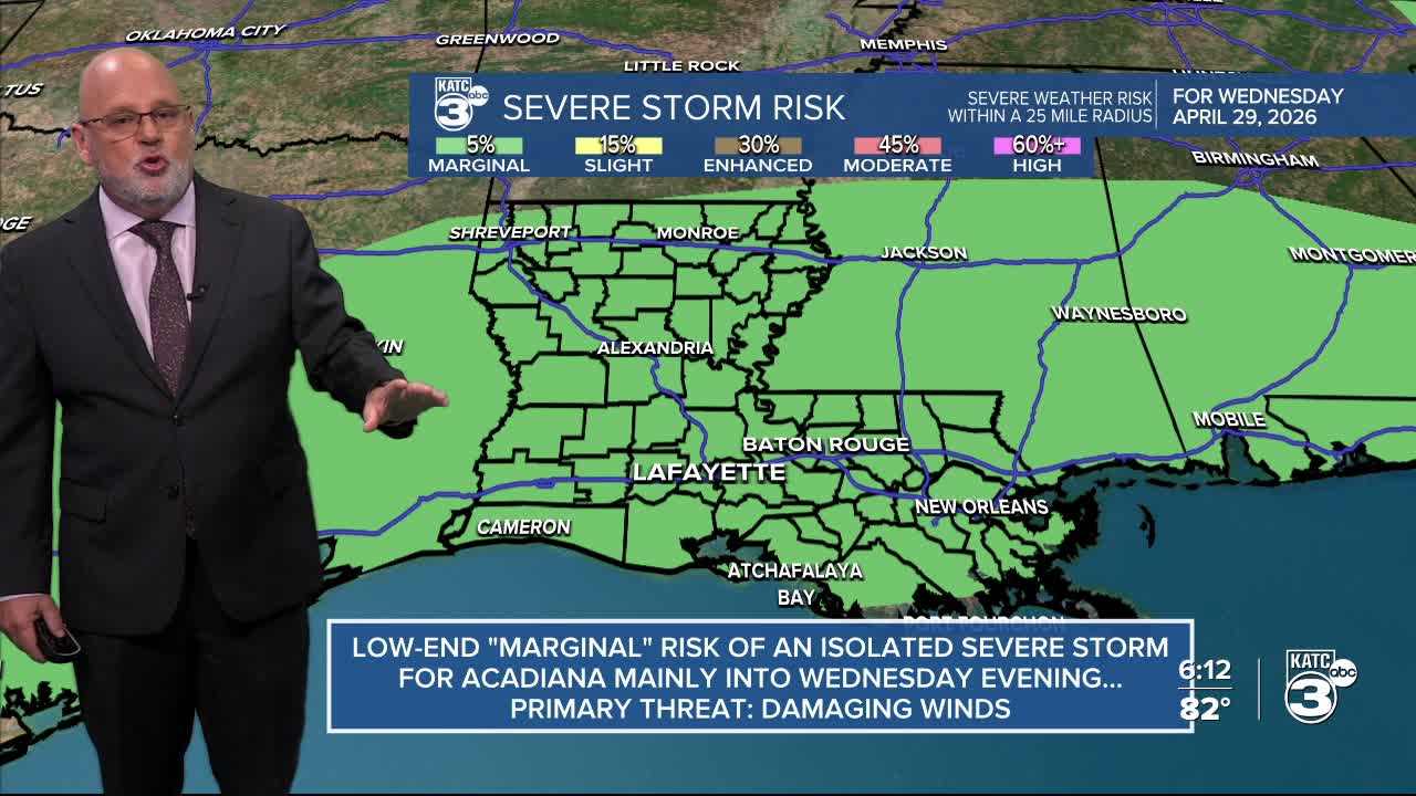 Rob's full weather forecast 6PM 04282026