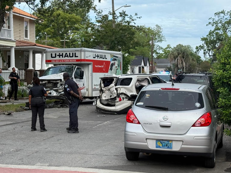 Person on the loose after fleeing traffic stop, crashing