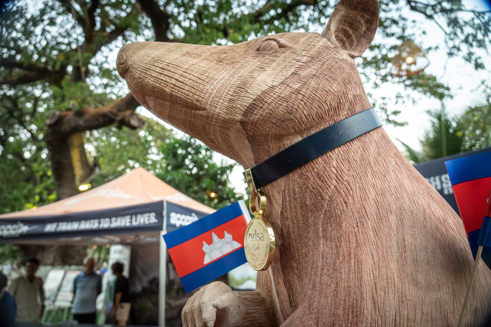 La rata que salvó vidas ahora tiene su propia estatua
